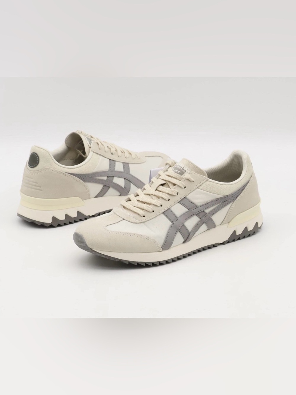 Authentic Onitsuka tiger Beige and Gray Athletic Sneakers .